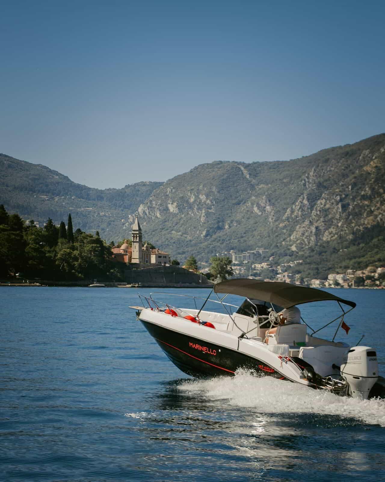 Kotor speedboat tour gallery view of Boka Bay